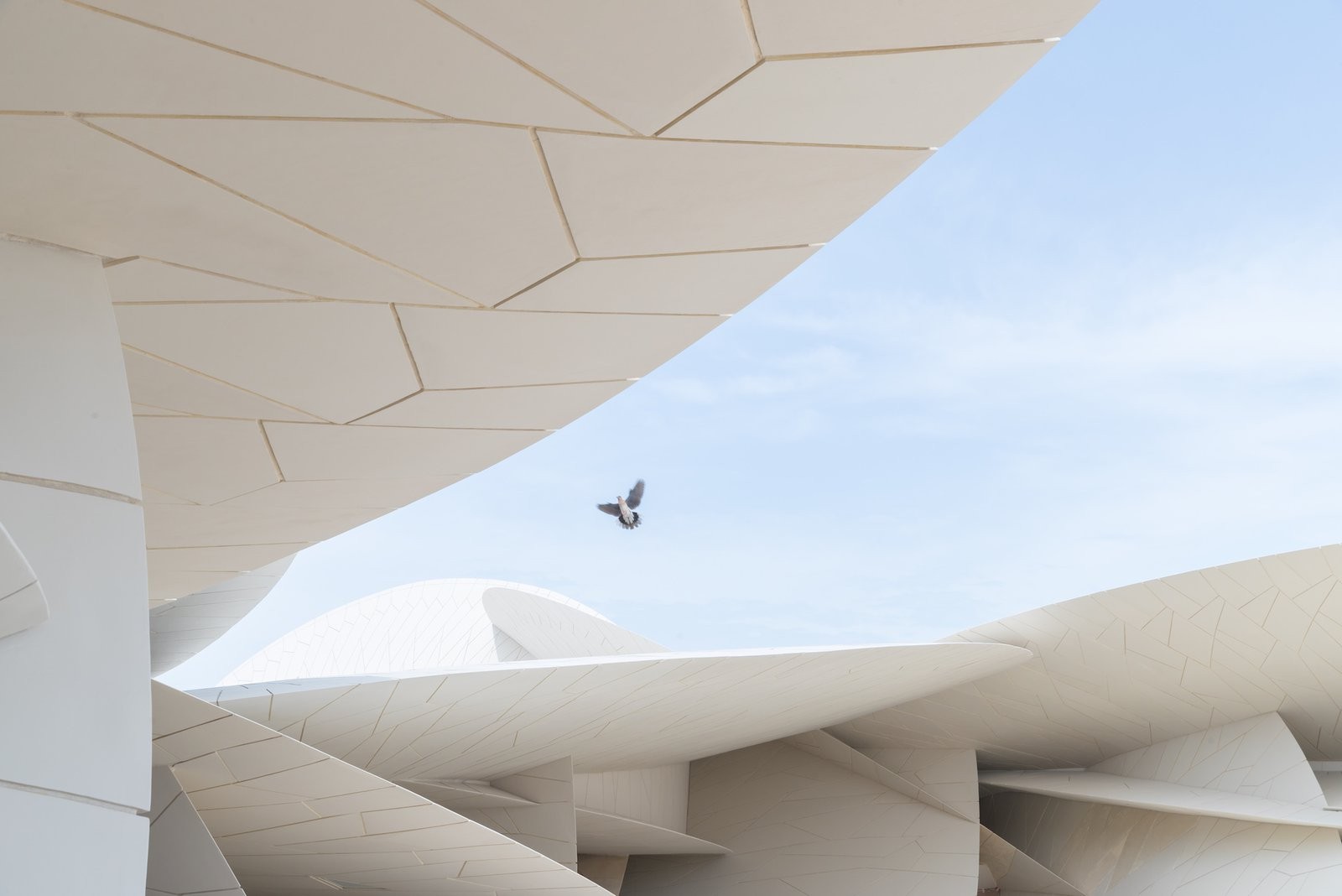 The National Museum of Qatar, Doha, designed by Jean Nouvel. Image courtesy of Qatar Museums.