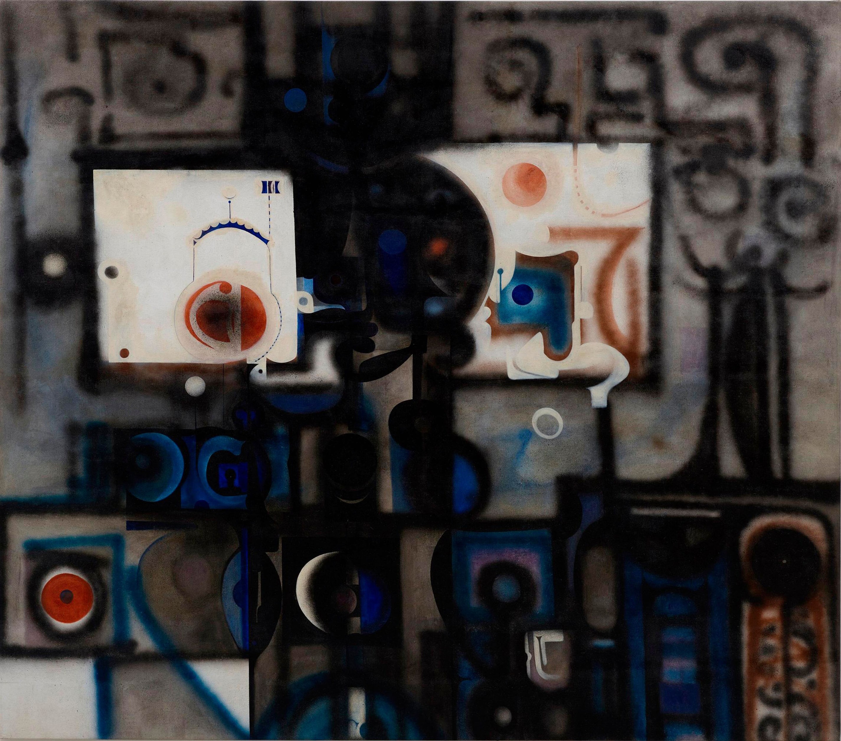 Ibrahim El-Salahi, Untitled, 1964. Image courtesy of Vigo Gallery.