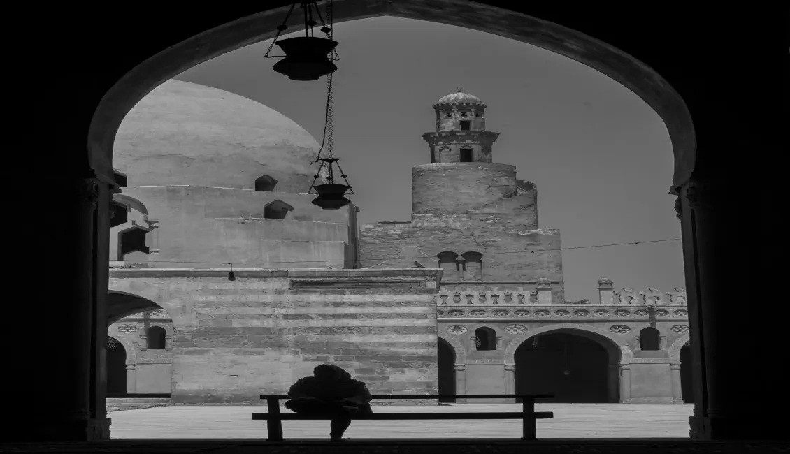 Photograph from Tulun Mosque. Photo: Ayman Khoury. Image courtesy of D-CAF.