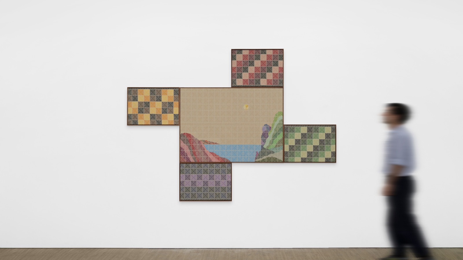 Jordan Nassar Brings Tatreez Landscapes and a Gaza Mosaic to London