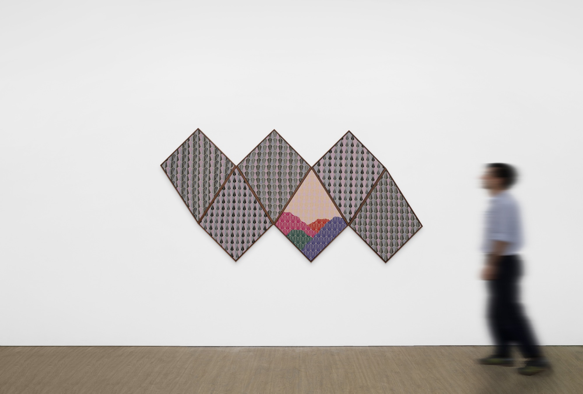 Jordan Nassar, The Absolute Eternal, 2026. Hand-embroidered cotton on cotton, variable dimensions. Image courtesy of the artist and The Third Line, Dubai.