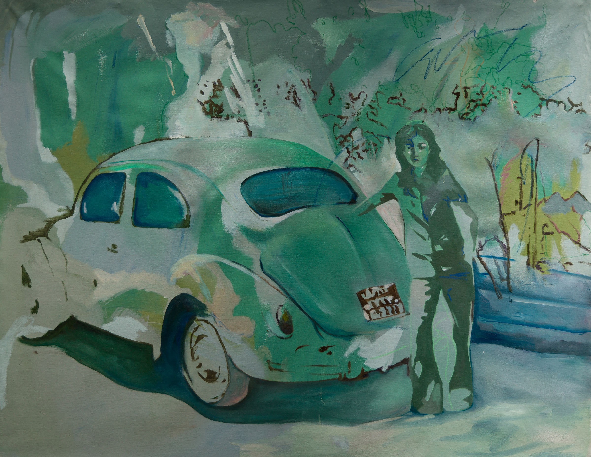 Almaha Jaralla, Lets go back, 2025. Image courtesy of the artist and Tabari Artspace.