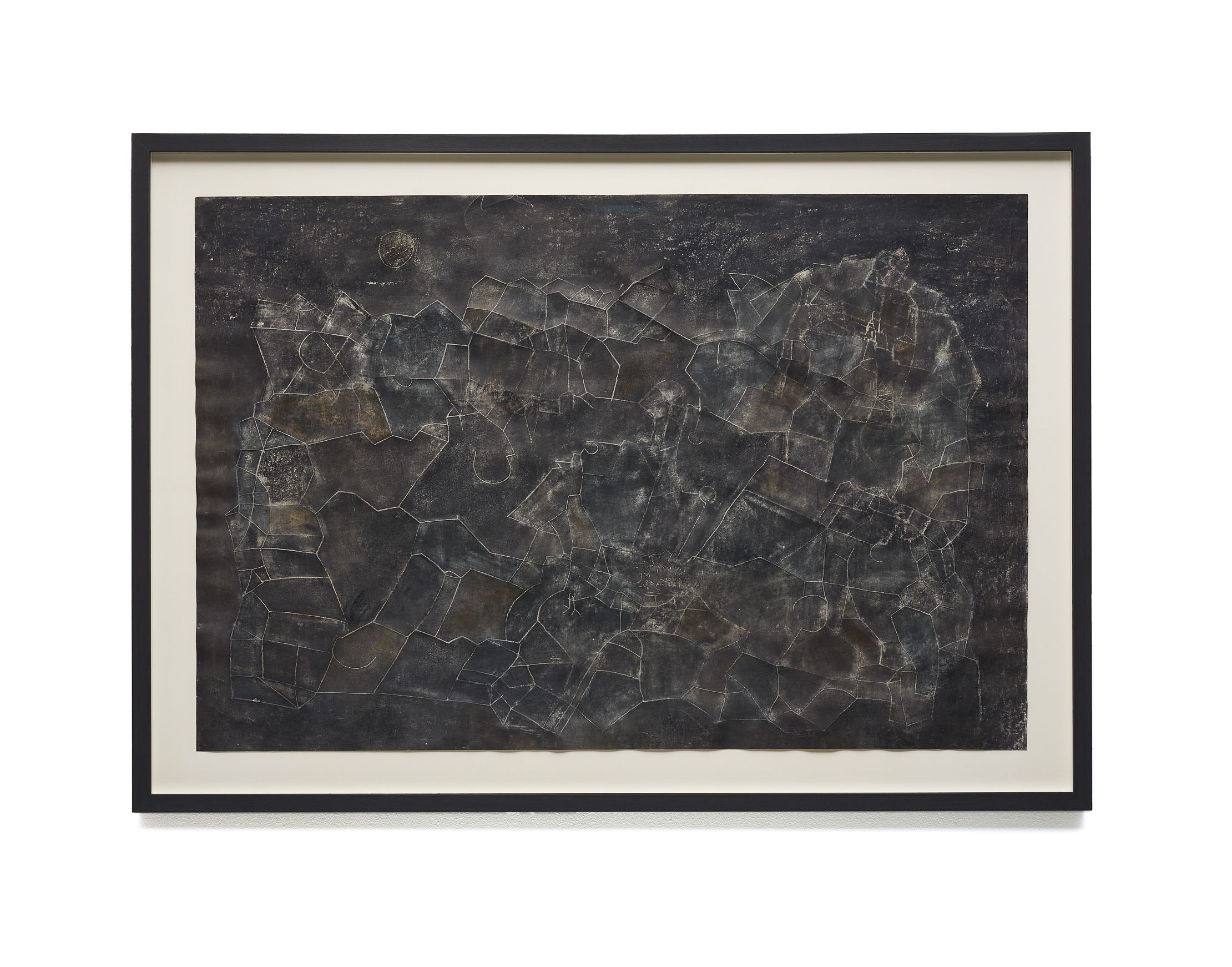 Maliheh Afnan, Moonshine, 1988. Mixed media on paper, 73 x 109 cm. Image courtesy of the Estate of the artist and Lawrie Shabibi.