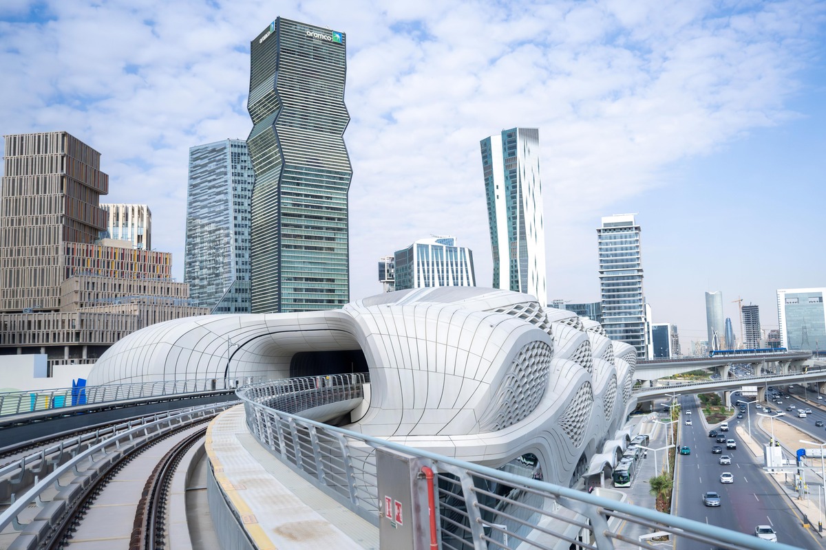 The Riyadh Metro, 2024. Photo: Saudi Press Agency, via Wikimedia Commons, CC BY-SA 4.0.