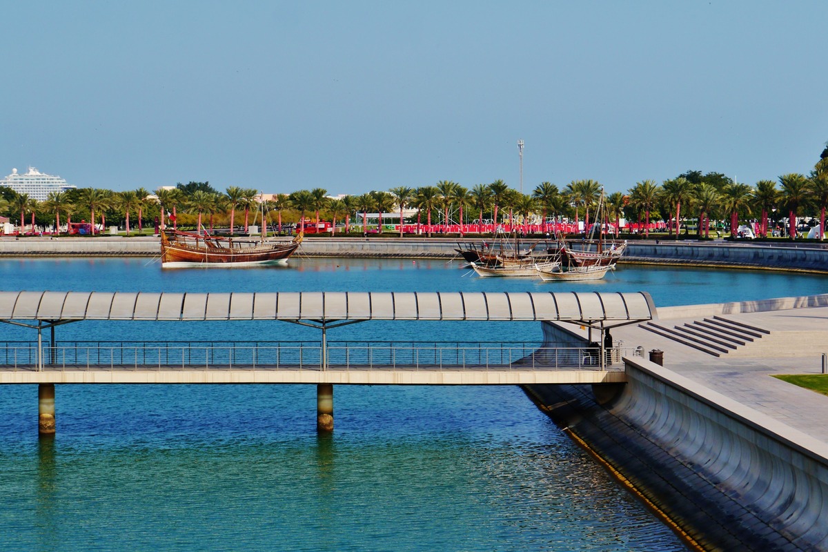 MIA Park on Doha's waterfront, 2023. Photo: Zairon, via Wikimedia Commons, CC BY 4.0.
