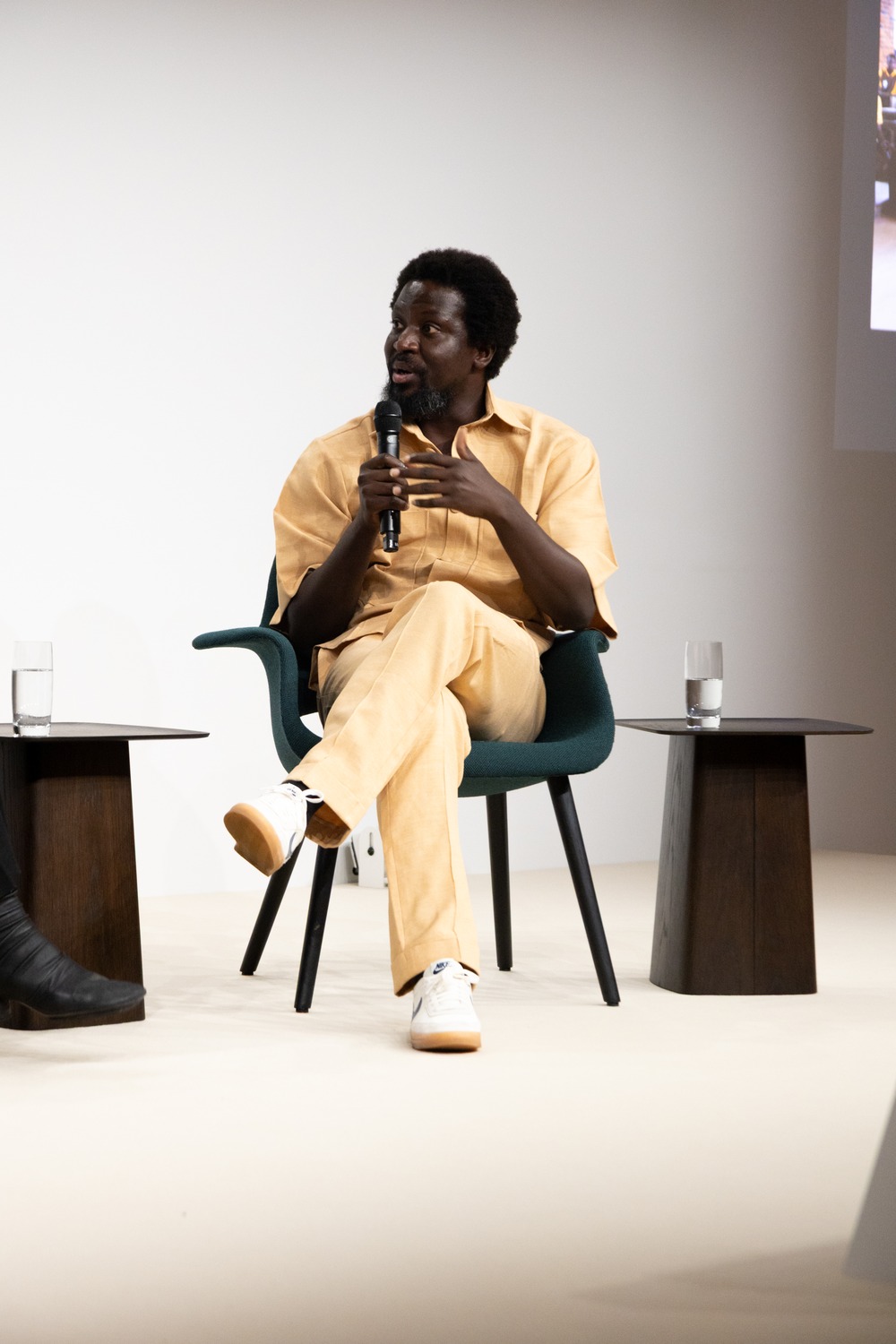 Ibrahim Mahama at Art Basel, 2025. Photo: Bea Phi, via Wikimedia Commons, CC BY-SA 4.0.
