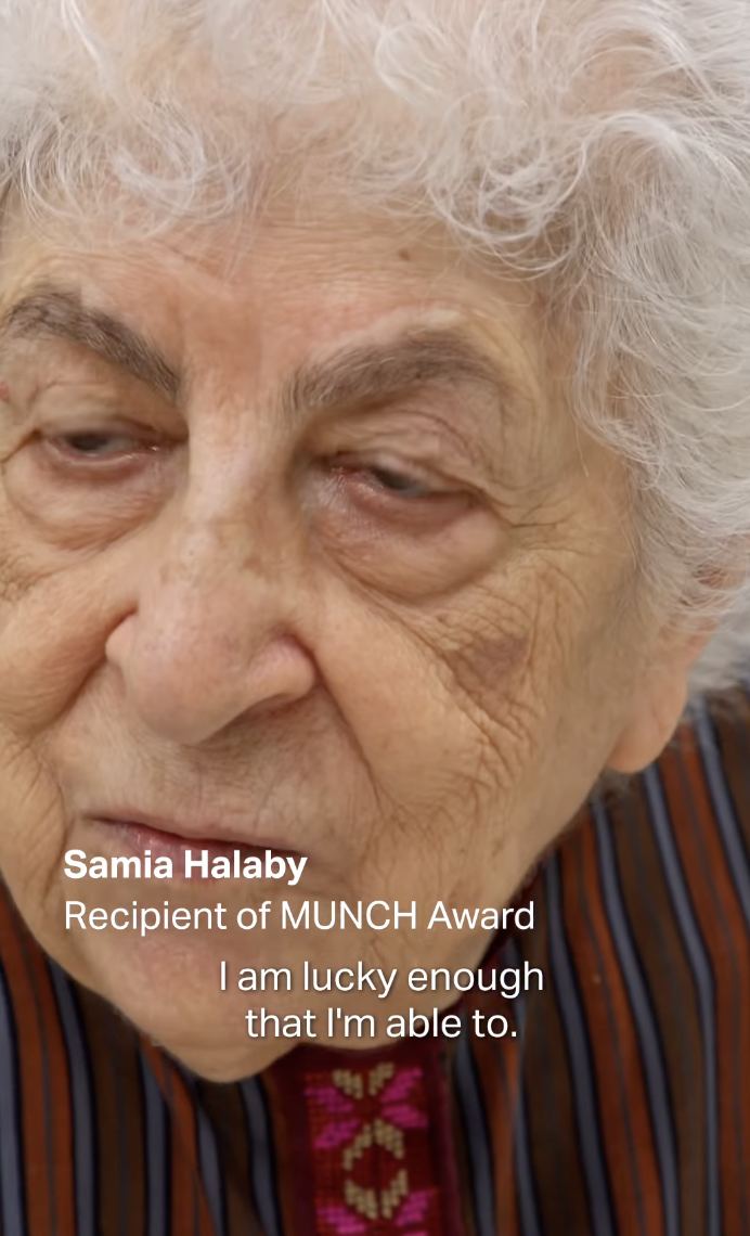 Samia Halaby Received Prestigious MUNCH Award